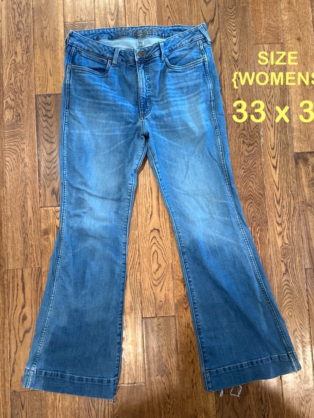 Wrangler Women's High Rise Trouser Jeans